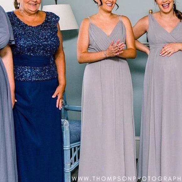 David’s Bridal Bridesmaid Dress in Mercury - Picture 2 of 9